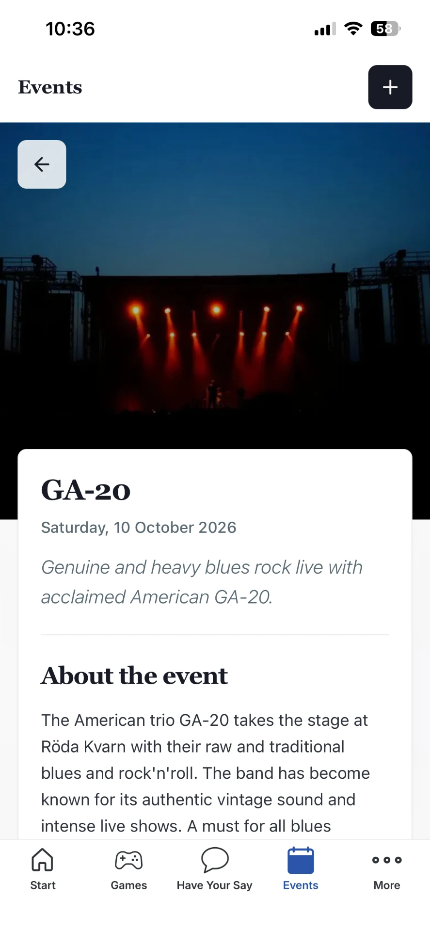 The event